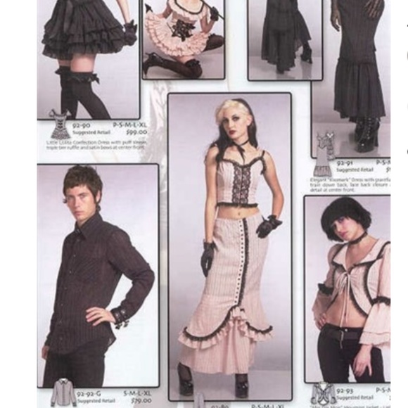 Lip Service Tops - RARE Vintage Lip Service Pink Frilly Black Lace Jacket Goth Lolita Doll Medium